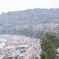 部屋のバルコニーから