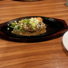 ネギ塩ハンバーグ