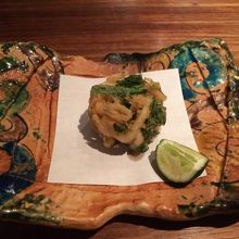 かきあげ　器もすてき