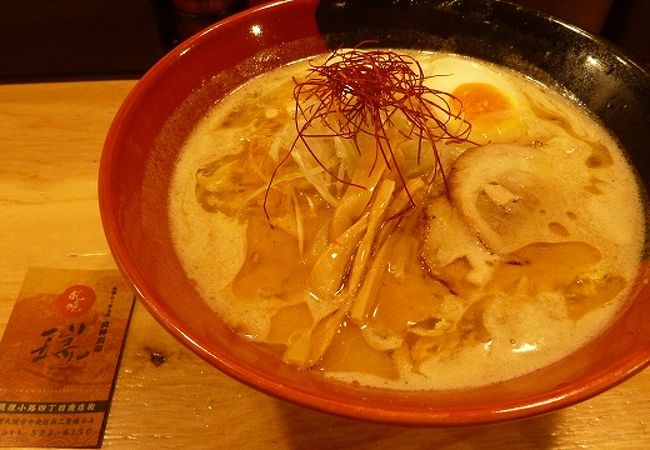 毛ガニラーメンに期待したが