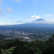 富士山の眺めが素晴らしい展望台