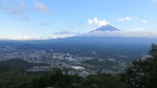 富士山の眺めが素晴らしい展望台