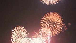 今年も千波湖の花火を楽しみました。