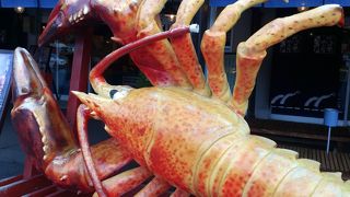 場外市場通りにある観光客向け店舗