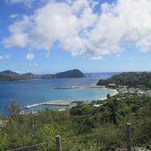 頂上から見た景色