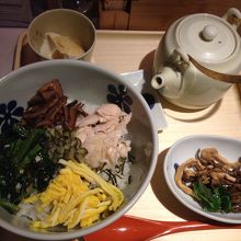 奄美大島鶏飯風だし茶漬けをいただきました