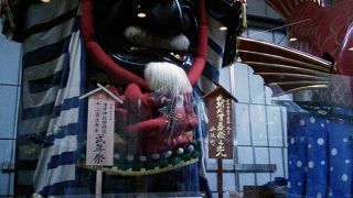 曳山展示場でございます