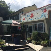中村寄りの展望駐車場前にあるハイビスカス食堂はオススメ！
