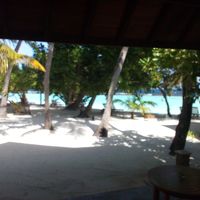 ベランダでたら砂浜です。