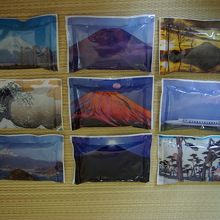 センター内で添付してくれる保冷剤は、富士山柄。