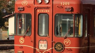 レトロな登山電車