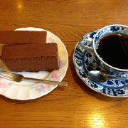 松翁軒のカステラが頂ける喫茶店