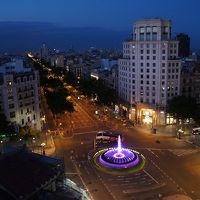 綺麗に噴水も見えます。