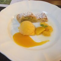 夕食に出たデザート