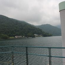 中禅寺湖の景色は曇っていたけどよかったです