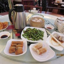 美味しい飲茶料理の数々 