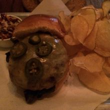 バーガーとチップスはほんとに美味