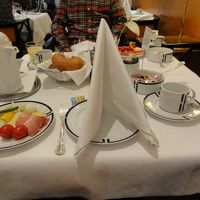 これから朝食です