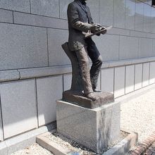浅井忠の銅像