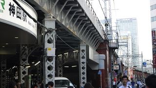 ガード下が楽しい神田駅