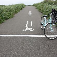 自転車折り返し点（東端）