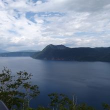第一展望台から摩周岳が正面