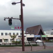 三角屋根のかわいい駅舎