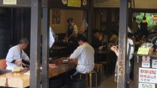 うなぎで有名な店