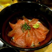 ホンマグロ丼1600円