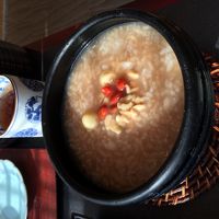 ご飯は茶粥を選択