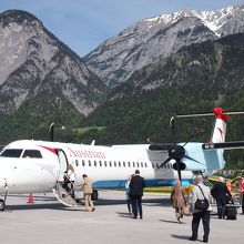 チロルの山並みがすぐ目の前!