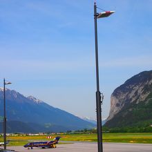 こじんまりした空港