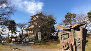 こじんまりとした城