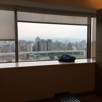 浴室横のロッカールームからの景色