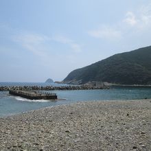 海水浴場です。