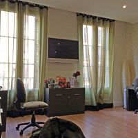 写真は共同で使用できるリビングスペースです