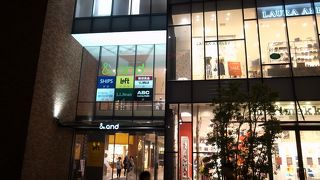 雰囲気の良い小規模デパート