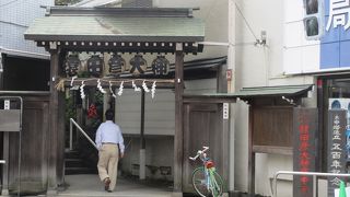 地蔵通りの庚申塚