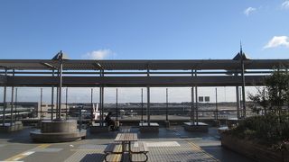 出発前の休憩場所