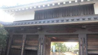 西尾城の二の丸御殿の表門