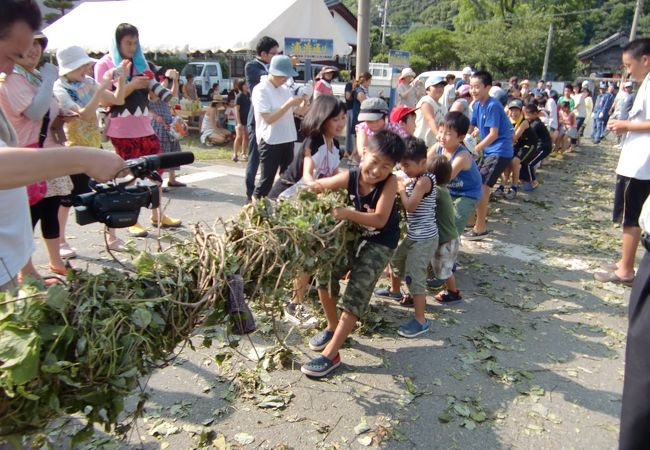 糸島の大入の伝統行事です