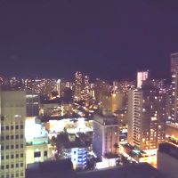 ラナイからの夜景。なかなかいいですよー