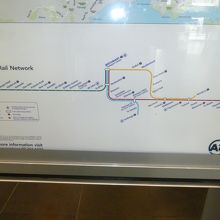 オークランド近郊線路線図！