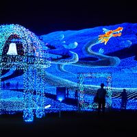 11月まで開催されているイルミネーションです。　宿泊客は無料