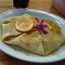 チキンカレーサラダクレープ