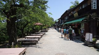 昔は長屋が続いていた