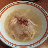 朝食は麺もあり、日毎に内容が違います