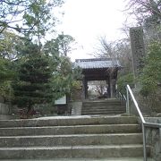 苔寺の近く