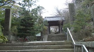 苔寺の近く