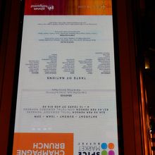 あまりシャンパンのことが書いてないシャンパンブランチメニュー